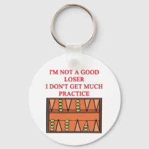 BACKGAMMON KEY RING