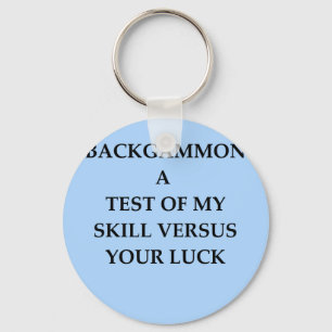 backgammon key ring
