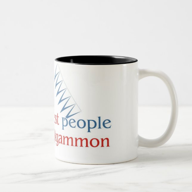 Backgammon Lover's two tone mug (Right)