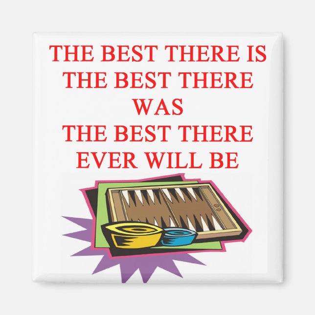 BACKGAMMON MAGNET (Front)