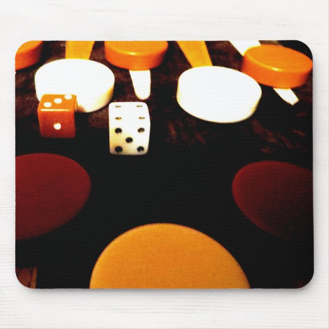 Backgammon Mouse Mat (Front)
