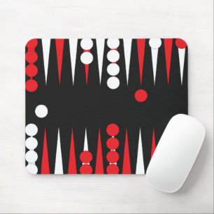 Backgammon Player Board Game Layout Mouse Mat