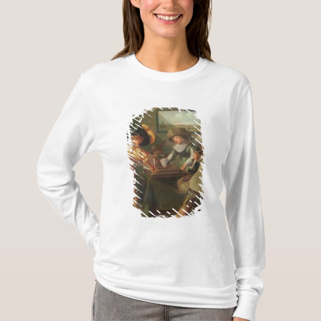 Backgammon Players, 17th century T-Shirt (Front)