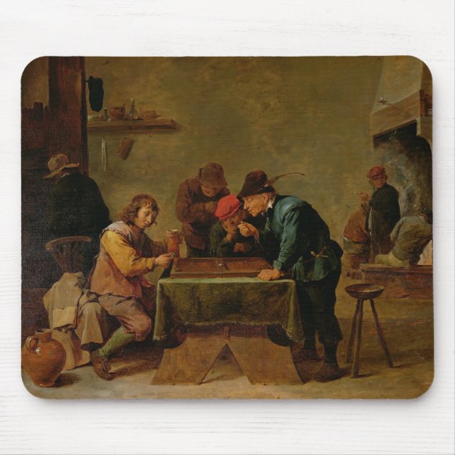 Backgammon Players, c.1640-45 Mouse Mat (Front)