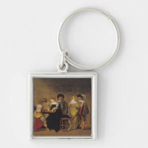 Backgammon Players Key Ring