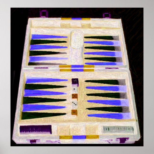 BACKGAMMON POSTER (Front)