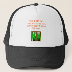 backgammon trucker hat