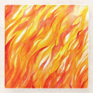 Background 3 glass coaster