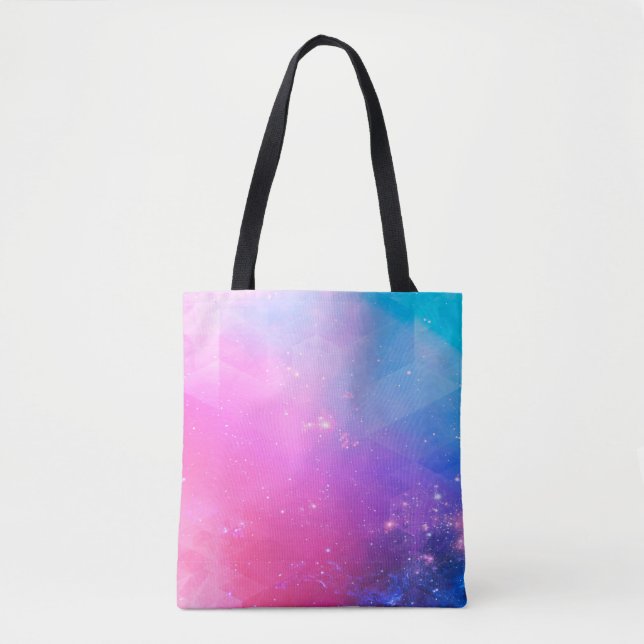 Background abstract futuristic tote bag (Front)