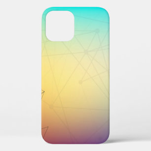 Background abstract line iPhone 12 case