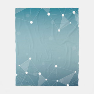 Background abstract line fleece blanket