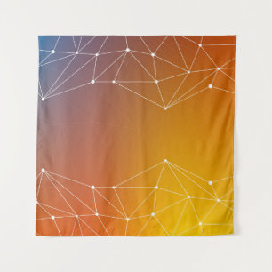 Background abstract line tapestry