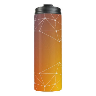 Background abstract line thermal tumbler