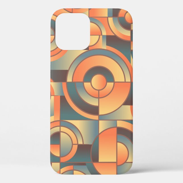 Background-abstract-orange-blue Case-Mate iPhone Case (Back)