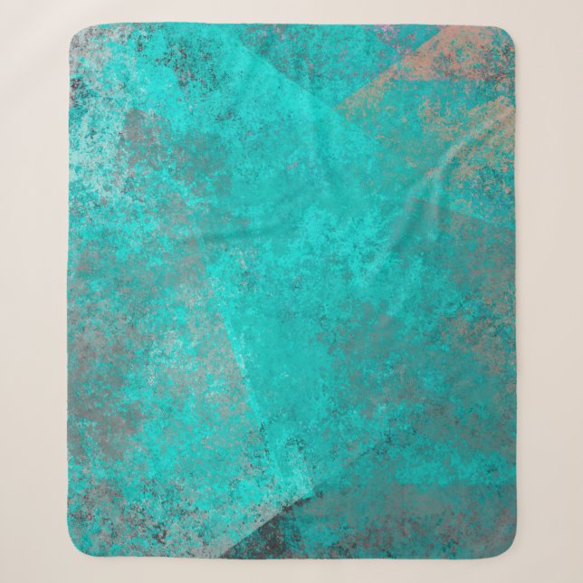 Background abstract wall colorful sherpa blanket (Front)