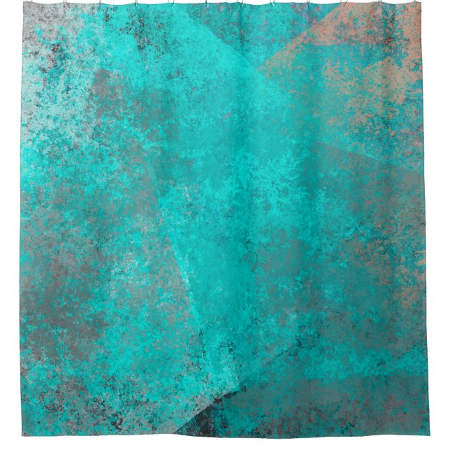 Background abstract wall colourful shower curtain (Front)