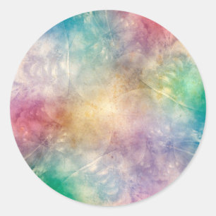Background Antique Apophysis Fractals I Classic Round Sticker