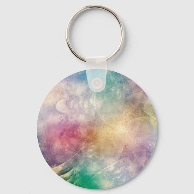 Background Antique Apophysis Fractals I Key Ring (Front)