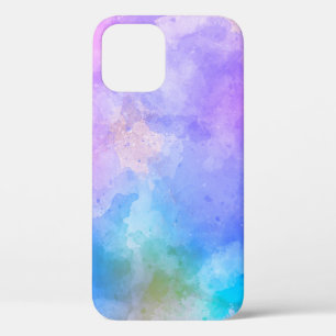 Background art abstract watercolor iPhone 12 case