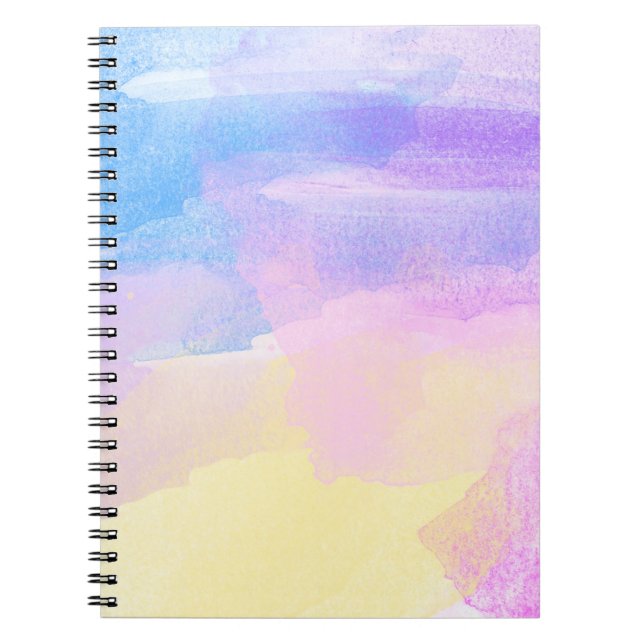 Background art abstract watercolor notebook (Front)