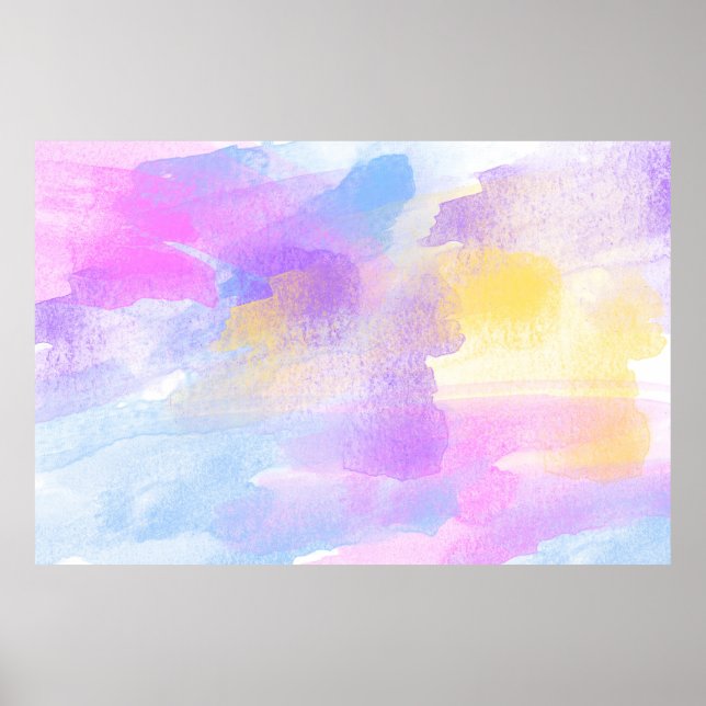Background art abstract watercolor poster (Front)