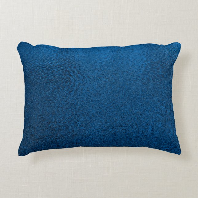 Background blue decorative cushion (Front)