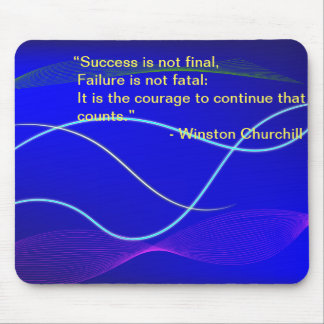 Background Bluewith Waves Mouse Mat