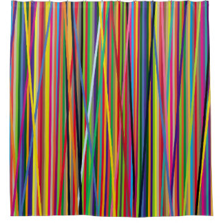 background bright and colourful made of stripesco shower curtain