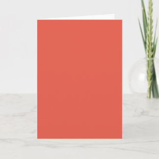 Background Colour - Coral Card