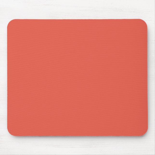 Background Colour - Coral Mouse Mat (Front)