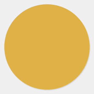 Background Colour - Gold Classic Round Sticker