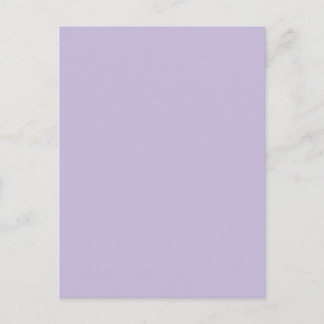 Background Colour - Lilac Postcard