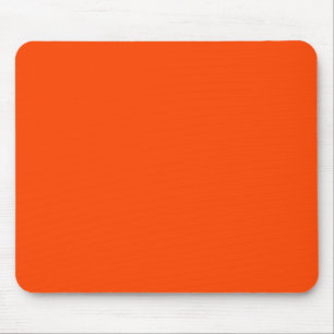 Background Colour Orange Mouse Mat