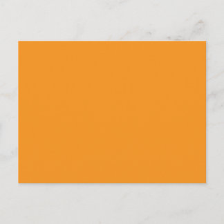 Background Colour - Orange Postcard