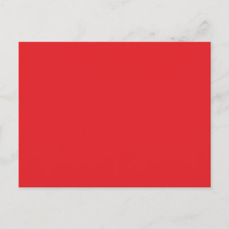 Background Colour - Red Postcard