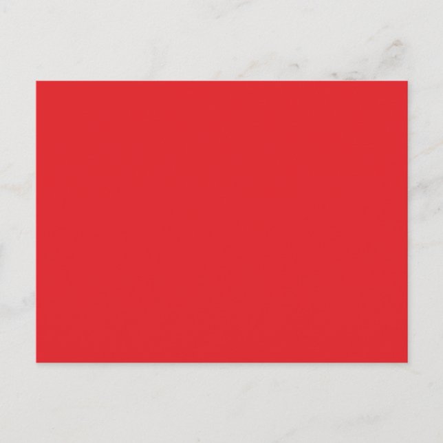Background Colour - Red Postcard (Front)