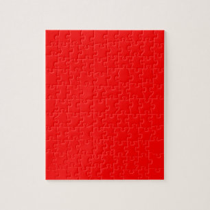Background colour solid red create your own custom jigsaw puzzle