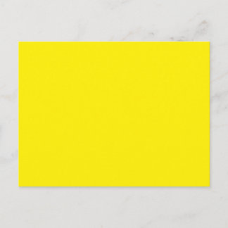 Background Colour - Yellow Postcard