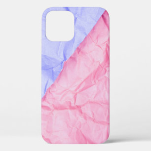 Background crumpled texture iPhone 12 case