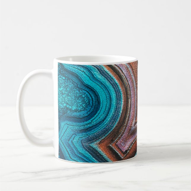 background design royal coloured glazebackground,a coffee mug (Left)