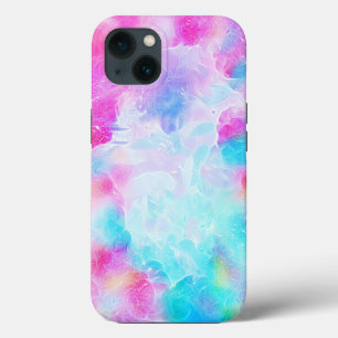 Background-drips-fluid-colourful iPhone 13 Case