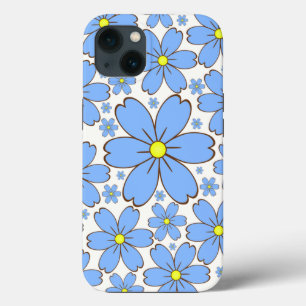 Background Floral Flowery Floral Texture Flowers iPhone 13 Case