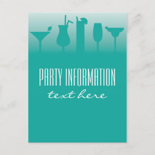 Background for cocktail party invitations