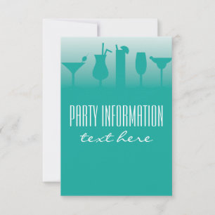 Background for cocktail party invitations