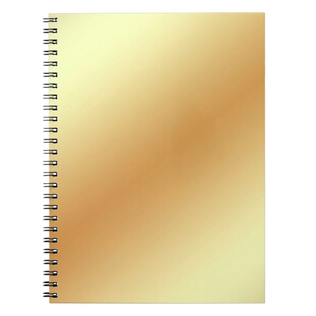 Background gold golden texture notebook (Front)