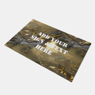 Background Golden River + your own ideas Doormat
