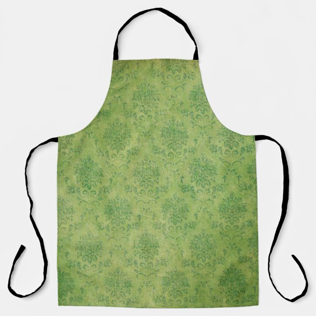 Background green template texture apron (Front)