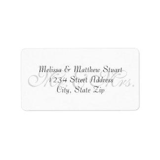 Background Grey - Address Labels