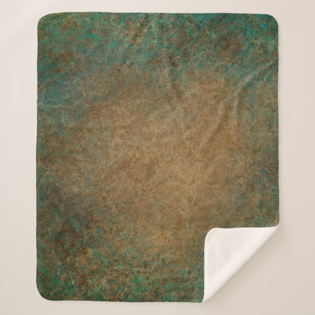 Background grunge vintage old sherpa blanket (Front)