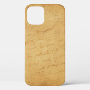 Background image flower writing iPhone 12 case